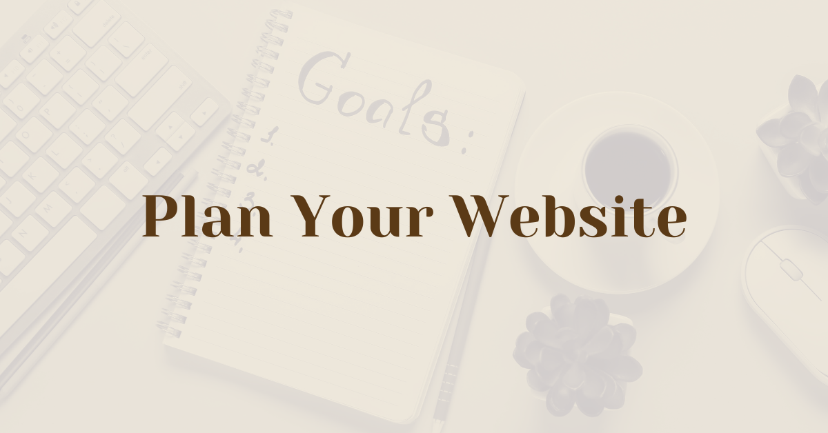 Plan Your Website