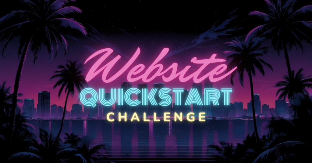 Website Quickstart Challenge