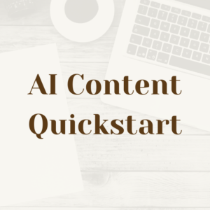 AI Content Quickstart