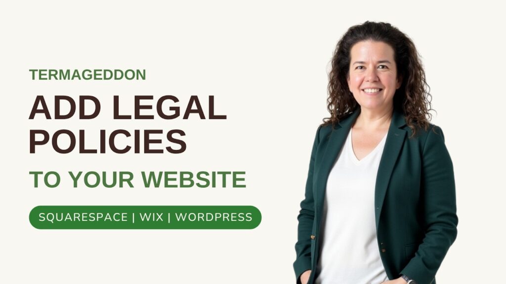How to Add Legal Policies to Your Website with Termageddon